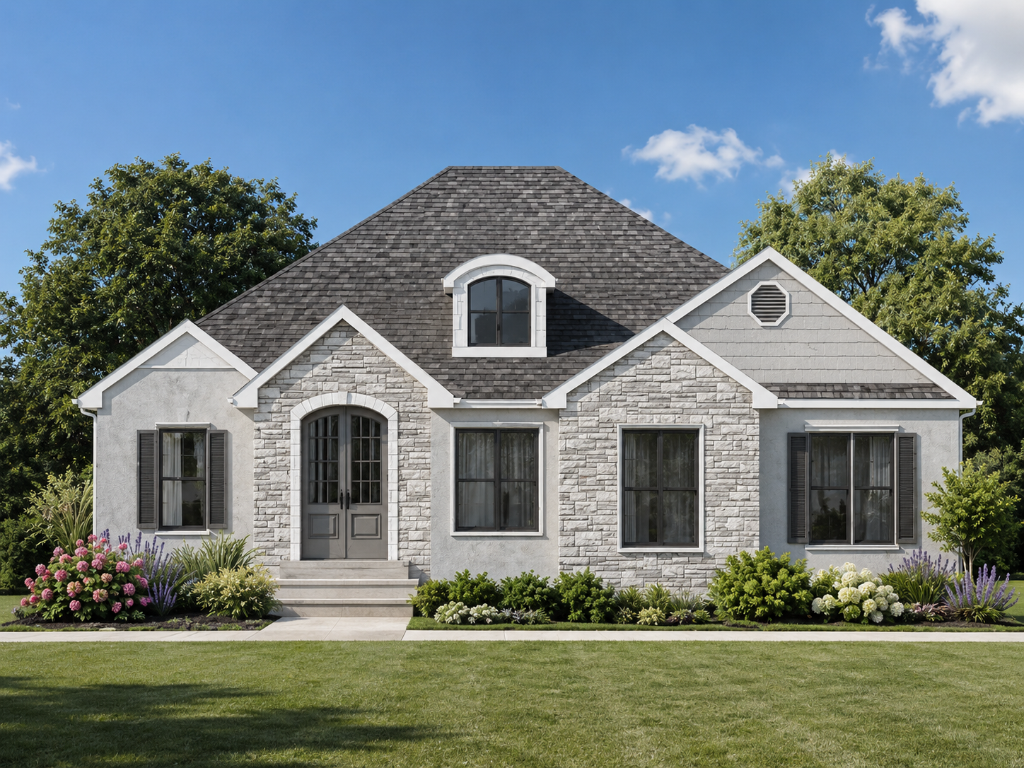 The Legacy custom home plan — Noblewood at Utica